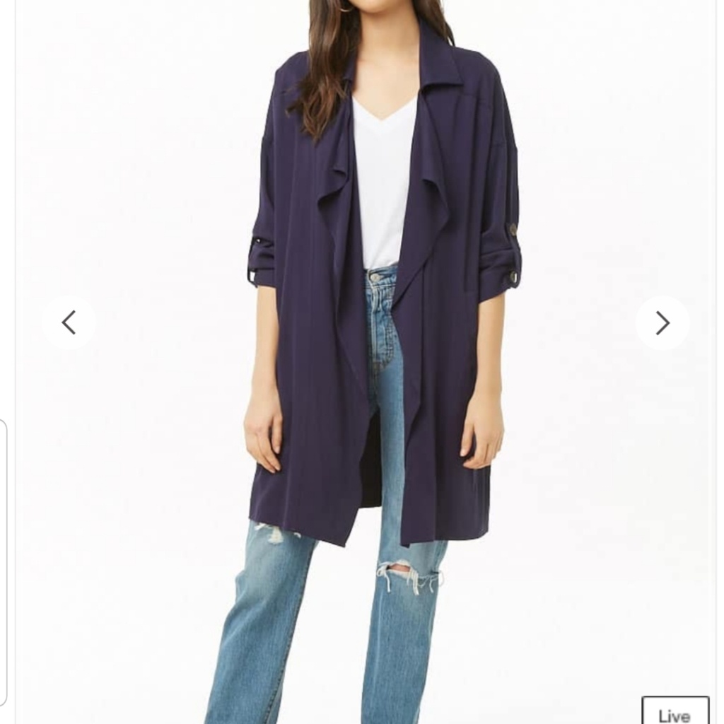 Drape Front Jacket